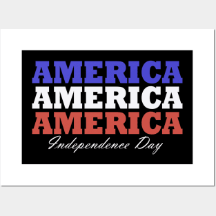 independence day shirt, fourth of july, american flag, gift Posters and Art